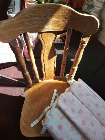 Photo of free 2 wooden chairs (E11) #1