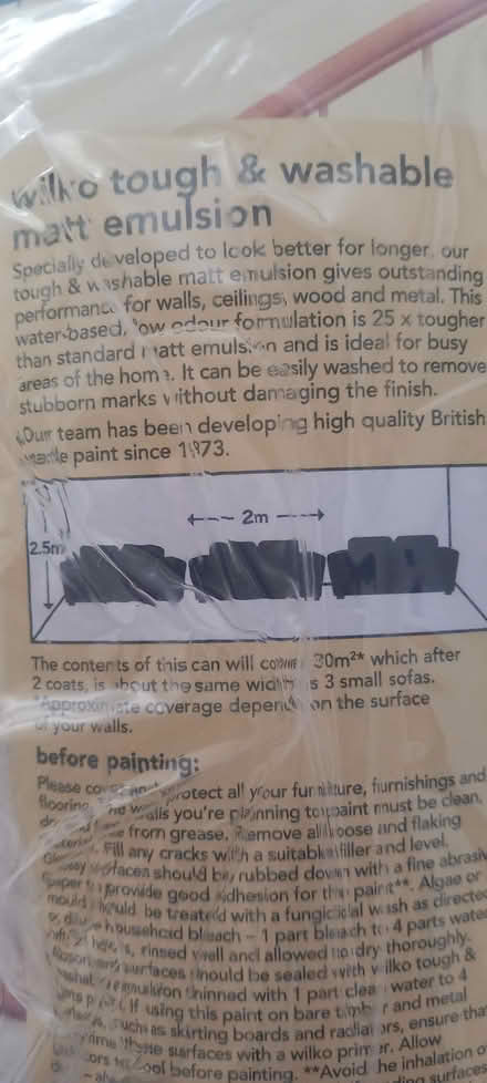 Photo of free Matt emulsion paint (L9 orrell park) #2