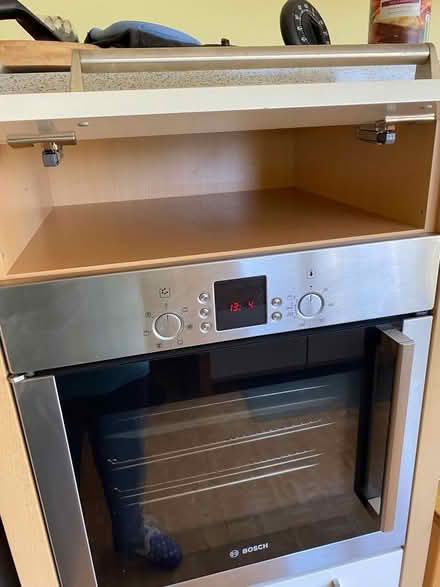 Photo of free Single electric oven with wooden housing (Reymerston NR9) #3