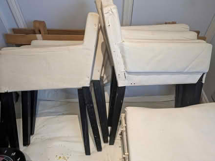 Photo of free 4 x IKEA Nils Chairs - No Covers (Frating CO7) #1
