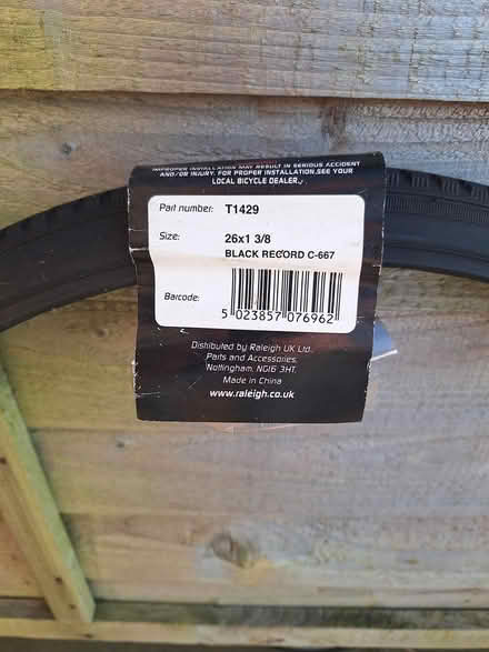 Photo of free New bike tyre (LE9 broughton Astley) #2