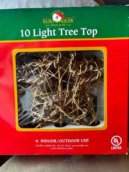 Photo of free NEW tree top lights (Rego Park) #1