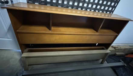 Photo of free Double Bed Frame with Headboard (Lake Anna) #1