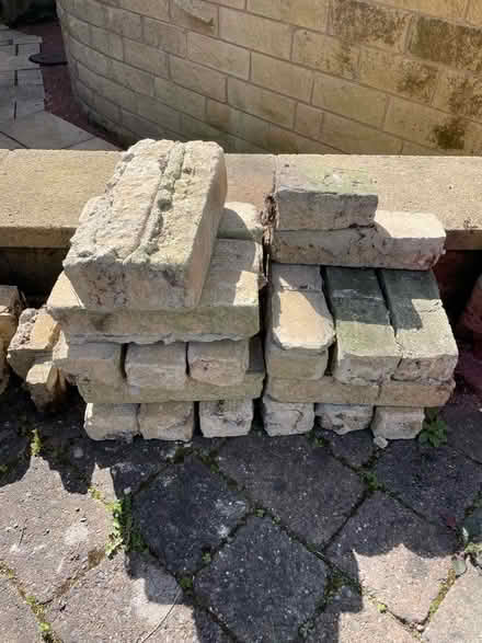 Photo of free Garden wall bricks and topping stones (Horsforth LS18) #1