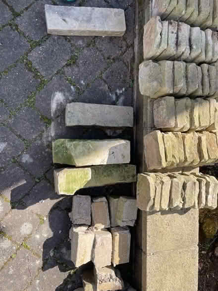 Photo of free Garden wall bricks and topping stones (Horsforth LS18) #2