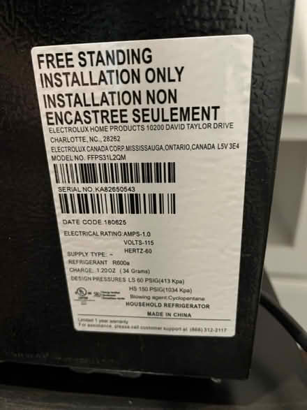 Photo of free Small Refrigerator/Freezer (Smyrna) #3
