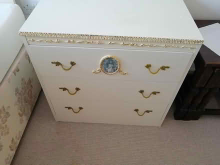 Photo of free Headboard and bedside table (Wokingham RG41) #1