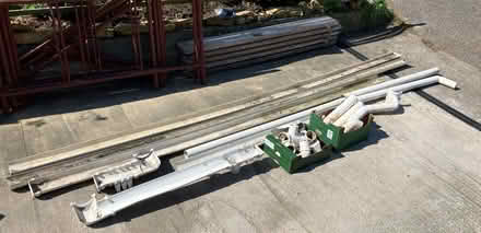 Photo of free Various white guttering & drain pipes (Fairfield Park) #1
