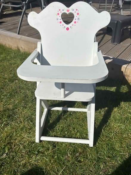 Photo of free Doll's Wooden High Chair (Brinsworth, Rotherham, S60) #1