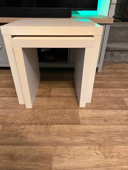 Photo of free White nest of tables (Orpington) #2