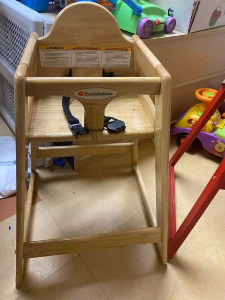 Photo of free Two wooden high chairs (South Old Town Alexandria) #1