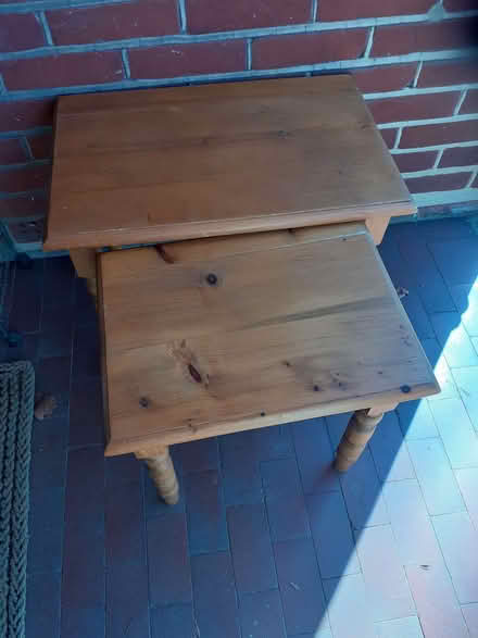 Photo of free Nest of 2 pine tables (City College area NR2) #1