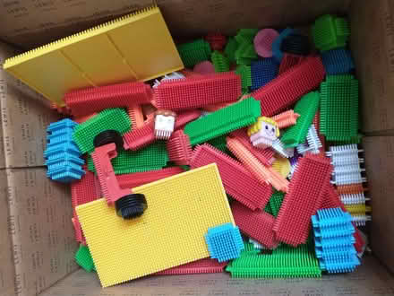 Photo of free Box of bricks like stickle bricks. (Abingdon OX14) #1