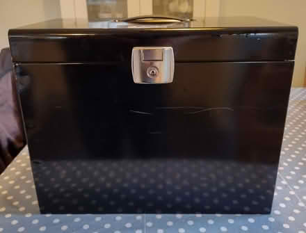 Photo of free Black metal A4 hanging file box. (Shepton Mallet BA4) #2