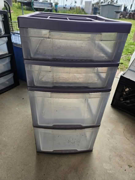 Photo of free Plastic storage drawers (Sevenhills) #1