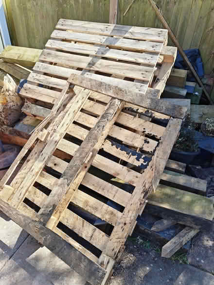 Photo of free Wooden pallets (Woodhey CH63) #2