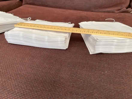 Photo of free Small white bags - approx 50 bags in each 'pack' (Ruislip HA4) #1