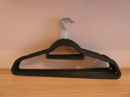 Photo of free 8 plastic coat hangers (Swanley BR8) #1