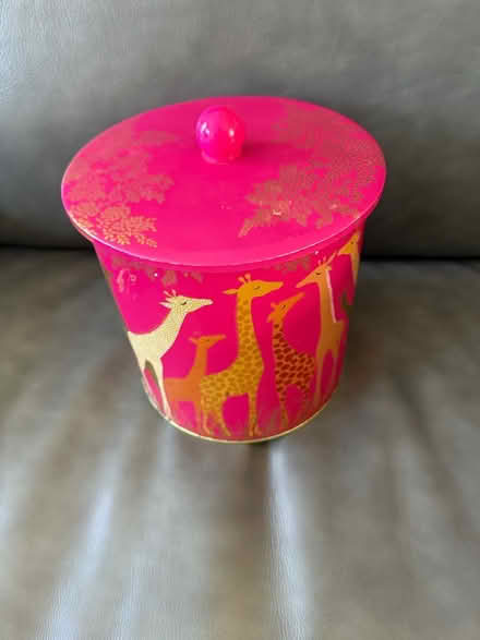 Photo of free Sara miller biscuit tin (Orpington) #2