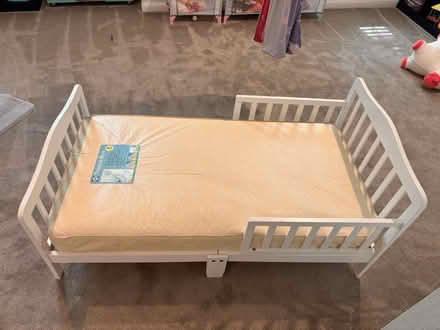 Photo of free Toddler Bed Frame and Mattress (Barker Cypress Coles Crossing) #1