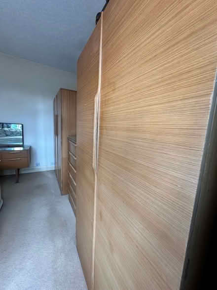Photo of free Cool mid-century modern / 70s wood & veneer bedroom furnitur (Whoberley CV5) #1