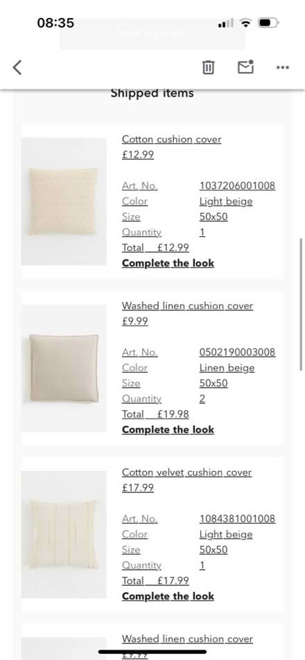 Photo of free 4 x H&M Neutral Cushion Covers (Bradford on Avon - BA15) #1