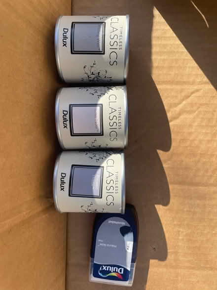 Photo of free 4 unopened paint samples (Eastcote HA4) #1