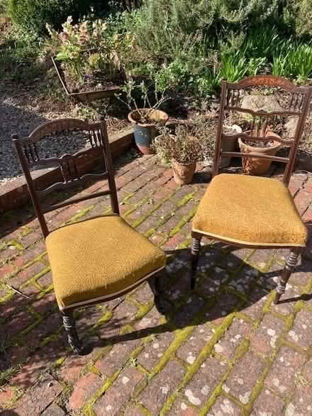 Photo of free two Victorian chairs (Bratton BA13) #1