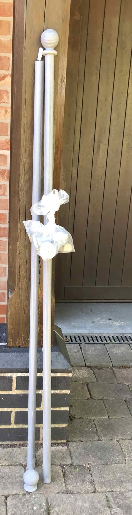 Photo of free Grey curtain pole in 2 parts (Marton) #1