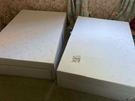 Photo of free double divan bed frame. (Bratton BA13) #1
