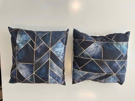 Photo of free 8 x decorative cushions. Assorted Geometric patterns (Fulham Palace Rd W6) #2