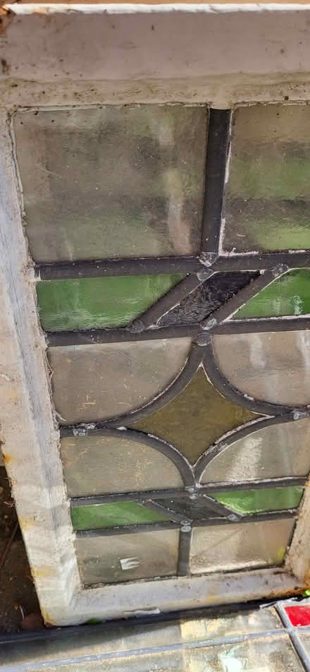 Photo of free Old leaded glass (damaged) (Warlingham CR6) #3