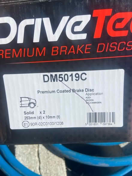 Photo of free Brake pads and a disc (Heanor, Ilkeston, Derby) #1