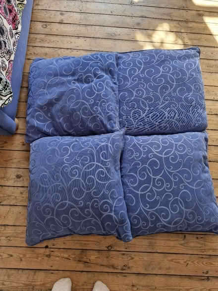 Photo of free 4 large sofa cushions (Falsgrave, Scarborough) #1