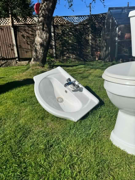 Photo of free Toilet and sink (Hampton TW12) #2