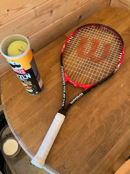 Photo of free Wilson tennis racket + balls (North Ealing W5) #1