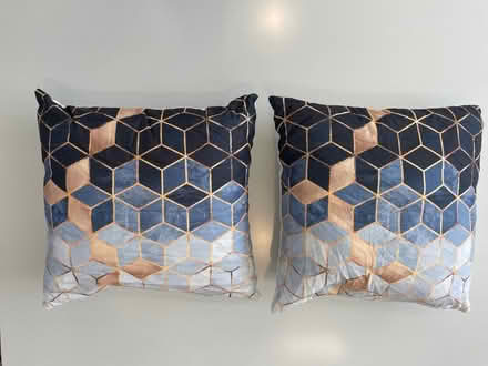 Photo of free 8 x decorative cushions. Assorted Geometric patterns (Fulham Palace Rd W6) #3
