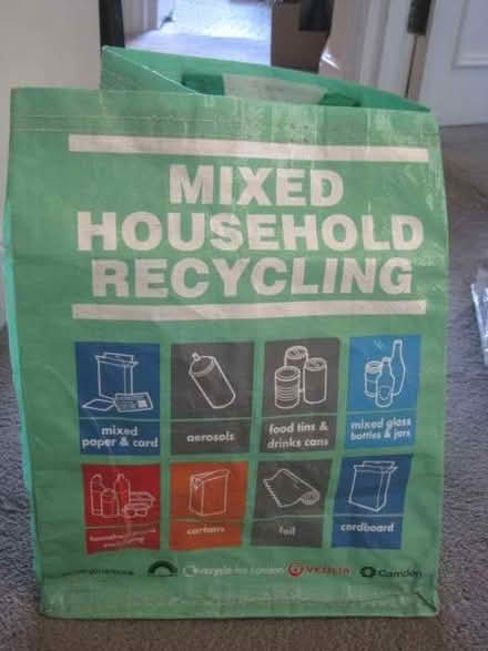 Photo of free Mixed Household Recycling Bag (Camden) (NW2) #1