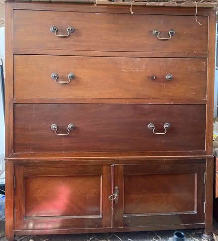 Photo of free Large vintage drawers/cupboard (Beaumont LA1) #1