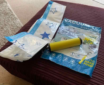 Photo of free Storage Bag and pump (Bisley GU24) #2