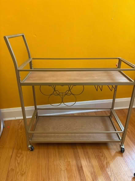 Photo of free Rolling metal bar cart (McKennan Park) #1