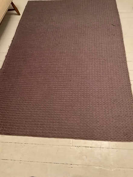 Photo of free Purple John Lewis rug, wool (SE26) #1