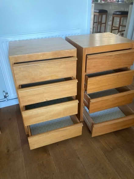 Photo of free Two bedside drawers (Barnard's Green WR14) #1