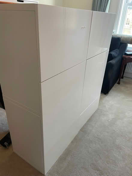 Photo of free BESTA Ikea Storage cupboard 130 (h) x 120 (l) x 42cms (d) (Fulham Palace Rd W6) #2