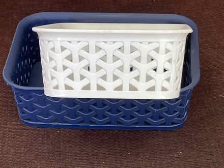 Photo of free 2 x plastic storage baskets (Ruislip HA4) #3