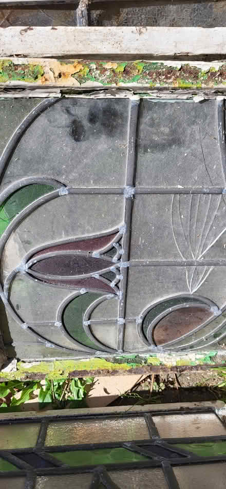 Photo of free Old leaded glass (damaged) (Warlingham CR6) #4