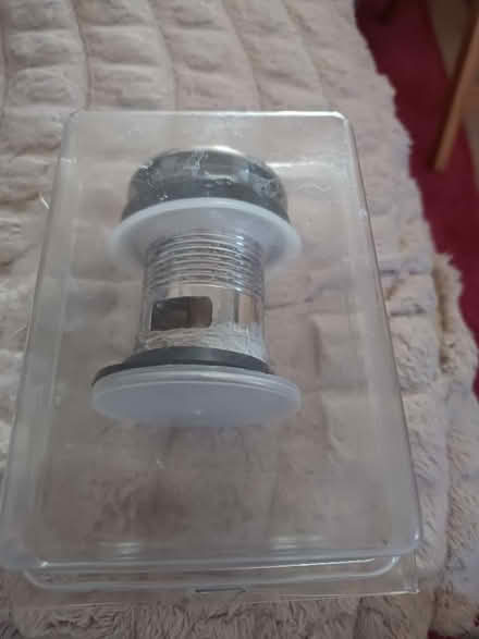 Photo of free Bathroom sink slotted wast drain pipe /push plug (Malvern Link WR14) #1