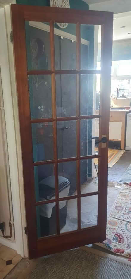 Photo of free 2 x wooden doors (Letchworth SG6) #1