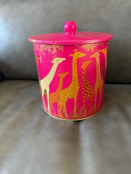 Photo of free Sara miller biscuit tin (Orpington) #1