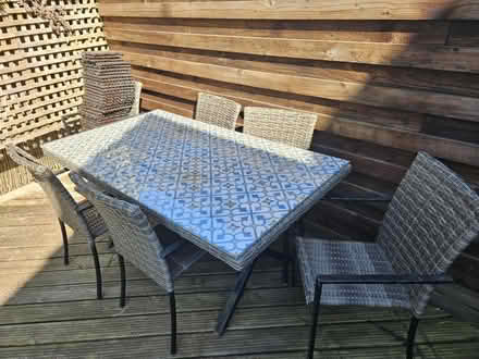 Photo of free Garden Table & 6 Chairs (Crosby, L23) #1
